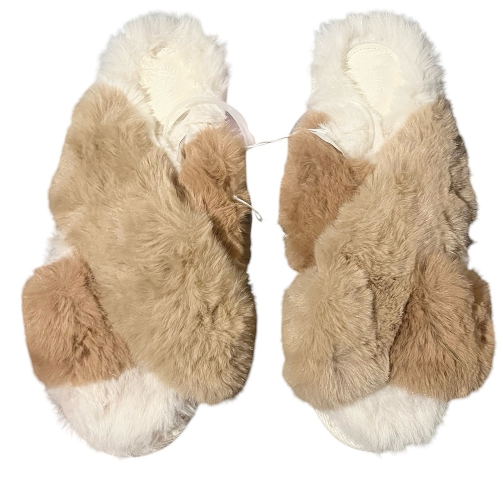 Stars Above Crossband Cozy Slide Slippers